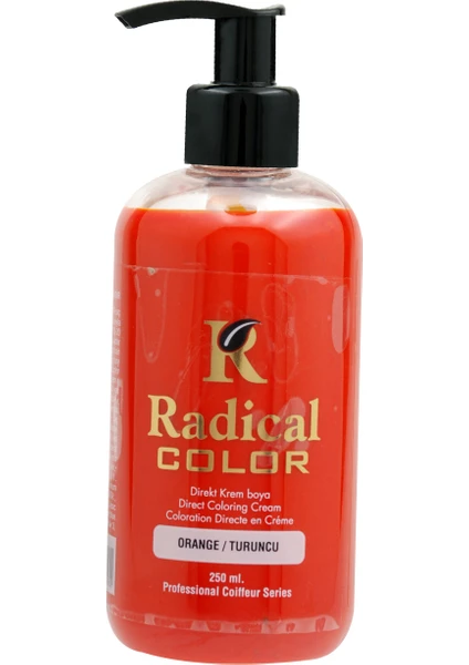 Radical Color Su Bazlı Saç Boyası Turuncu 250 Ml