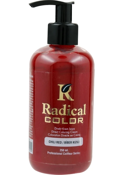 Radical Color Su Bazlı Saç Boyası Biber Kızılı 250 Ml