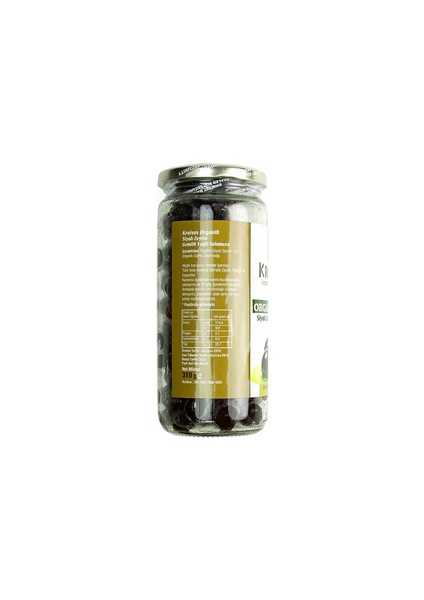 Organik Siyah Zeytin 310 Gr.