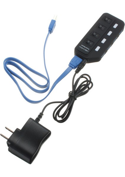 PL5709 USB 3.0 Hub 4 Port Anahtarlı