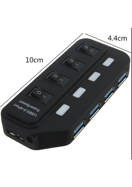 PL5709 USB 3.0 Hub 4 Port Anahtarlı