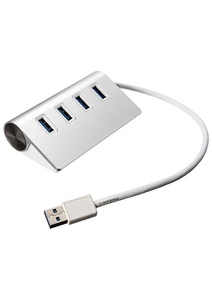 PL5713 USB 3.0 Alüminyum 4 Port Hub