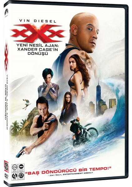 Yeni Nesil Ajan: Xander Cage'in Dönüşü DVD