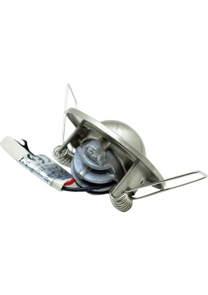 Helıos 1W Manda Gözü Sıva Altı Dekoratif Led Spot Koridor Armatürü-Saten Kasa (Beyaz Işık) modelleri