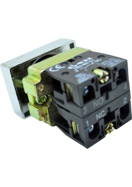 Lay5 (Db2) Bl8325 İkiz Buton Q22 1No+1C (Kırmızı+Yeşil)