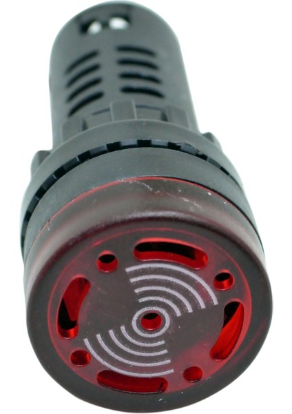 Ad22-22Dsr Sinyal Lambası (Led'Li Buzzer) Q22Mm 220V (Kırmızı)