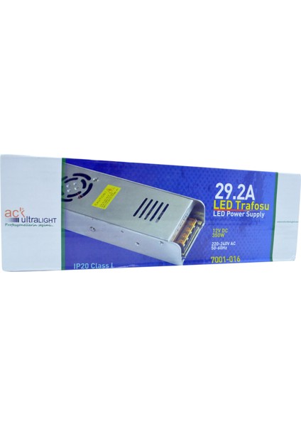 29,2A Slim Fanlı Led Trafosu (350W) 12V