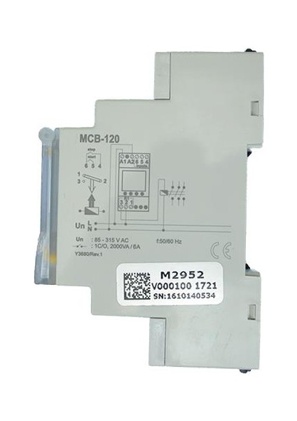 Mcb-120 Dijital Zaman Rölesi