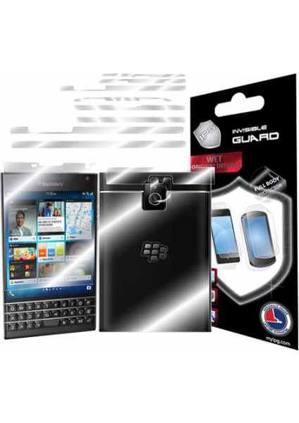 Blackberry Passport Görünmez Tam Kaplama (Ekran ve Arka Koruma)