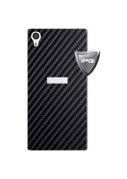 Sony Xperia Z5 (Siyah - Karbon Fiber) Arka Koruyucu