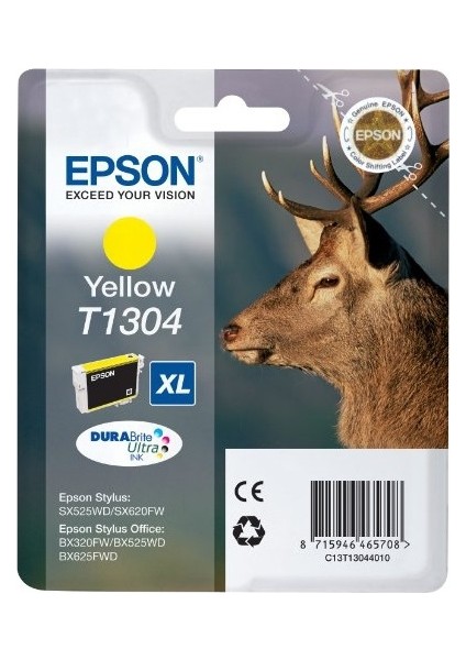 T1304 C13T13044020 Sarı Kartuş