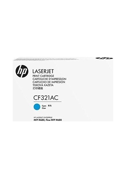 Cf321Ac (653A) Mavi Toner Laserjet M680