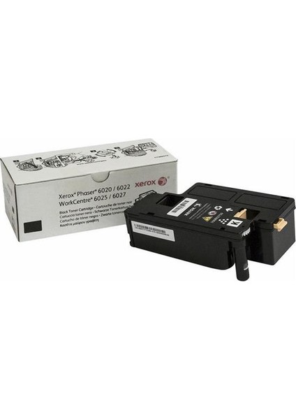 106R02763 Phaser 6020 / 6022 / Wc6025 / Wc6027 Siyah  Toner