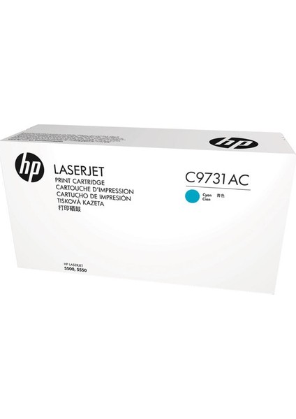 C9731Ac Mavi Toner- Laserjet 5500 / 5550