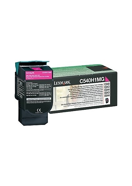 C540H1Mg Kırmızı Toner C540/C544/X544/X546