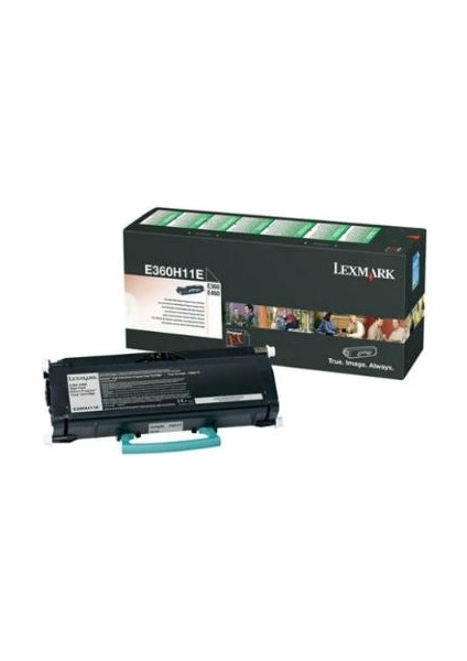E360H11E E360 / E460 Siyah Toner - Yüksek Kapasite