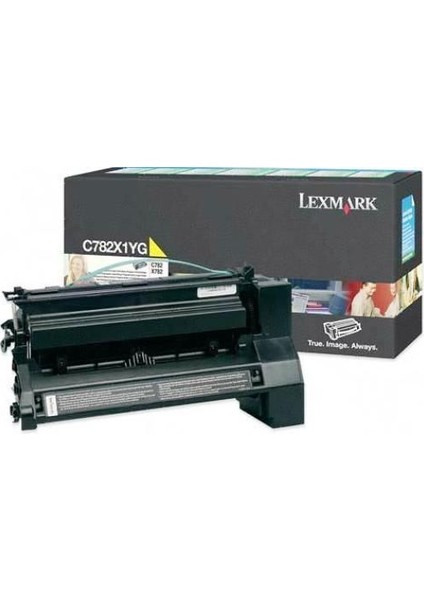 C782X1Yg Sarı Toner C782 / X782E 15.000 Sayfa