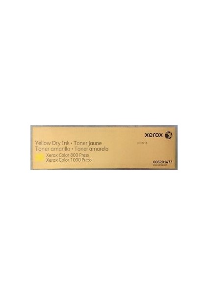 006R01473 Sarı Toner - Xerox 800 / 1000 Digital Color Press