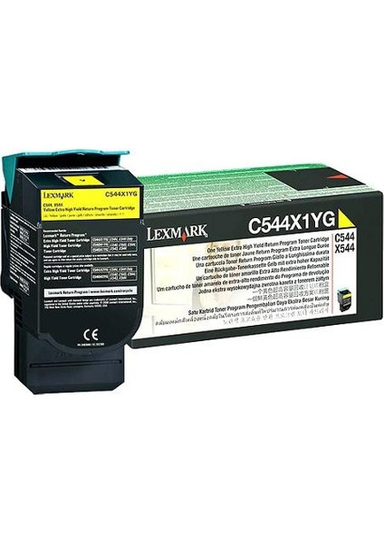 C544X1Yg Sarı Toner C540/C544/X544/X546