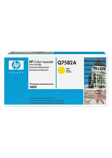 Q7582A Sarı Toner-Hp 3800/Cp3505 Sarı Toner