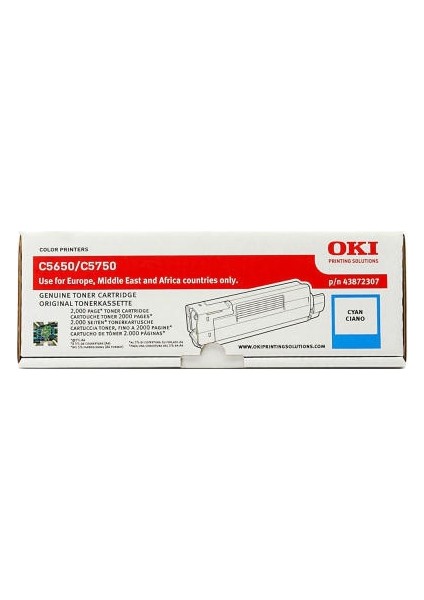 C5650 / C5750 43872323 Mavi Toner