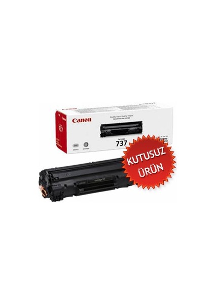 Crg-737 Bk Siyah Toner - Mf211 / Mf212W / Mf216 (Kutusuz Ürün)