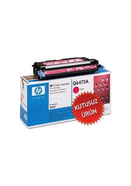 Q6473A Kırmızı Toner-Hp 3600 (Kutusuz Ürün)
