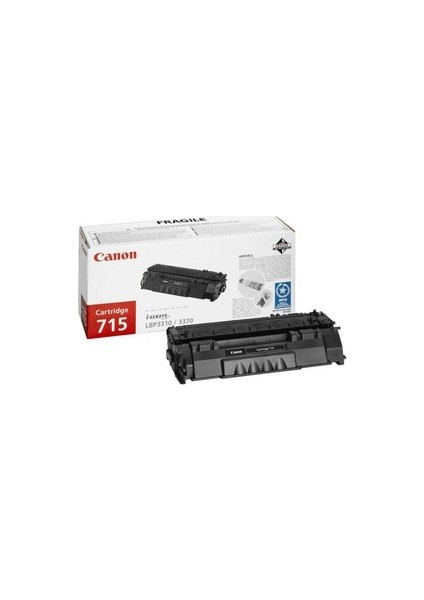 Crg-715 Siyah Toner- Lbp3310 / Lbp3370
