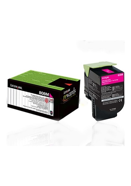 80C8Xm0 (808Xm) Kırmızı Toner - Cx510 Toner