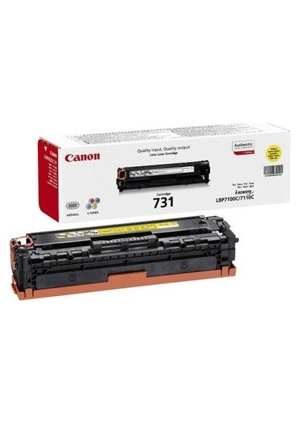 Crg-731Y Sarı Toner - Lbp7100 / Lbp7110 / Mf8280