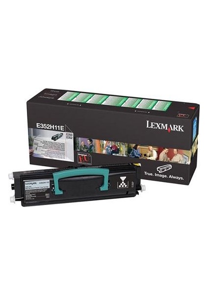 E352H11E Siyah Toner - Lexmark E350 - E352 Toneri