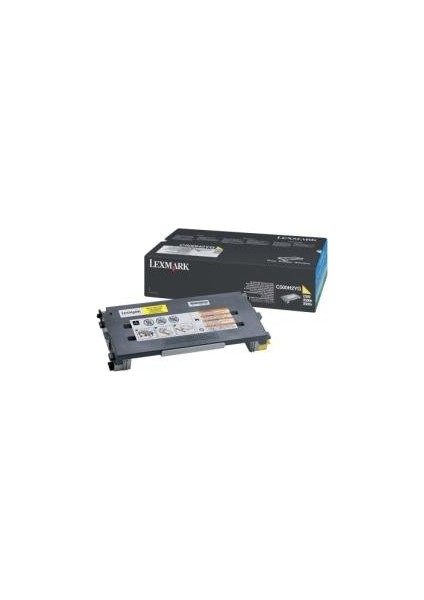 C500H2Yg Sarı Toner - Lexmark C500N Yazıcı Toneri