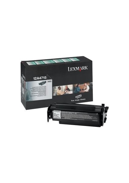 12A4715 Siyah Toner - Lexmark Laserjet X422 Toneri