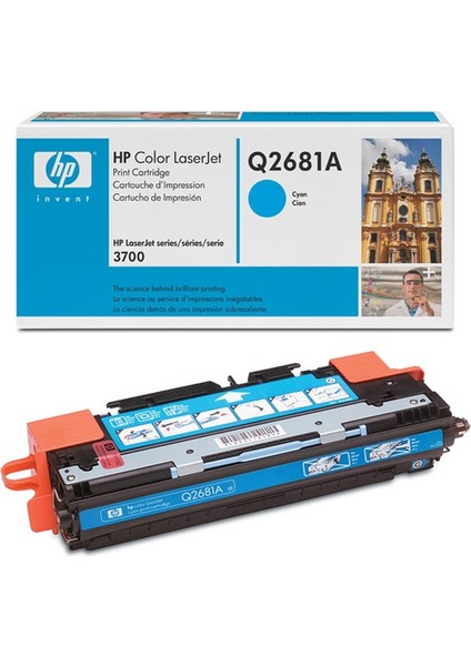 Q2681A Mavi Toner - Laserjet 3700