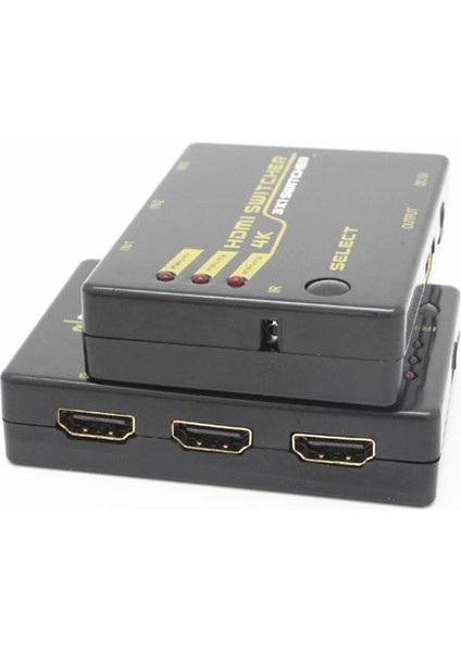 4871 Hdmi Switch 3 Port Çoklayıcı 4K Ultra Hd Destekli