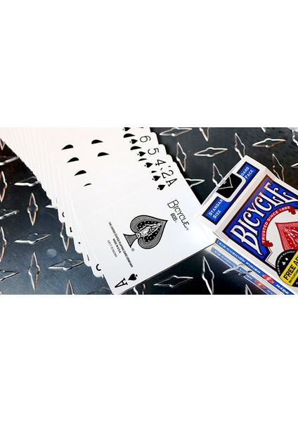 Standart Poker İskambil Oyun Kağıdı (2 Tarafı Yazılı Oyun Kartı Mavi) indirimleri