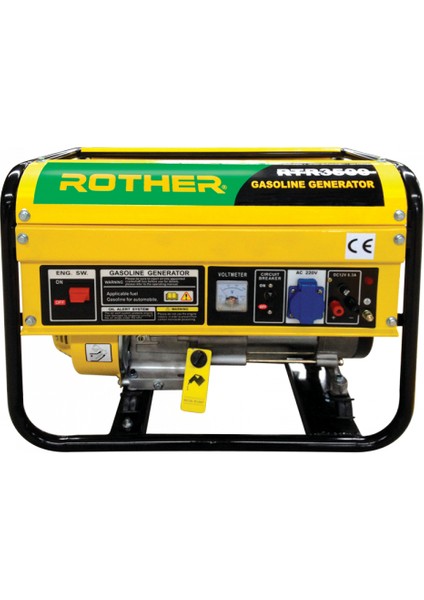 Rother Rtr3500 Benzinli İpli Jeneratör 2, 5/2, 7 Kva