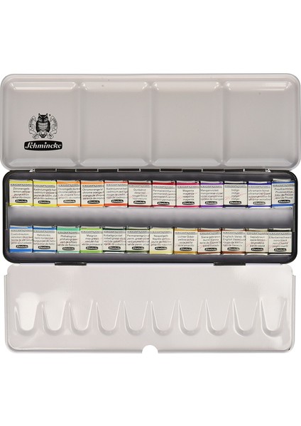 Horadam Aquarell 24 Renk Metal Kutulu Tablet Suluboya