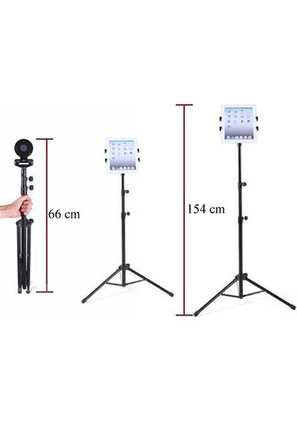 7 İnch Tripod Tablet 154 Cm Müzisyen Oyun Fuar Evde fırsatları