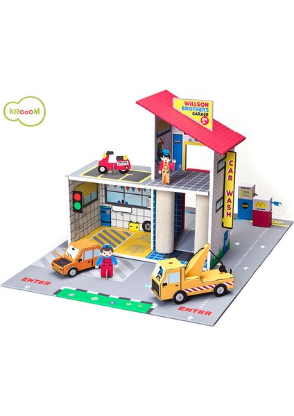 Krooom Willson Brothers - Garage Playset