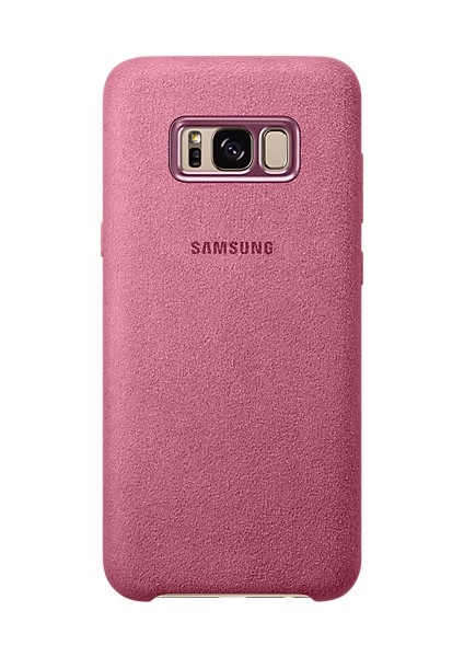 Galaxy S8 Plus Alcantara Kılıf Pembe - EF-XG955APEGWW