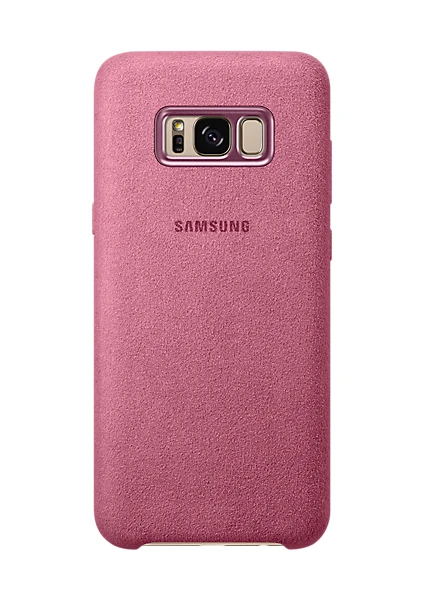 Galaxy S8 Plus Alcantara Kılıf Pembe  - EF-XG955APEGWW