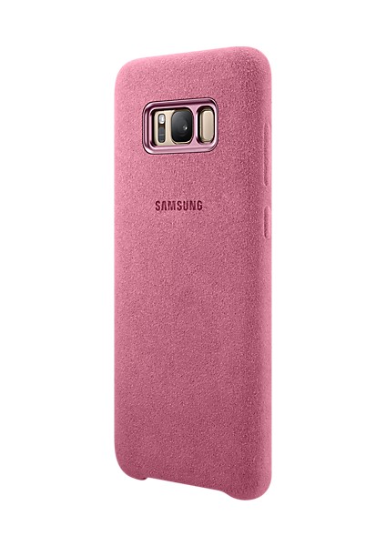 Galaxy S8 Plus Alcantara Kılıf Pembe - EF-XG955APEGWW