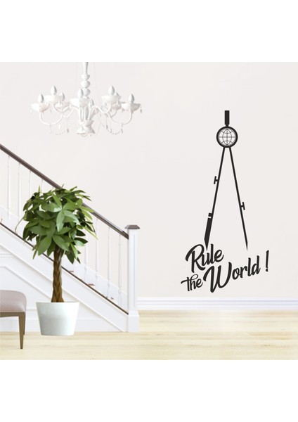 Rule The World Duvar Sticker