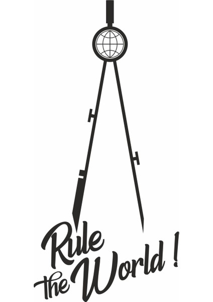 Rule The World Duvar Sticker fiyatları