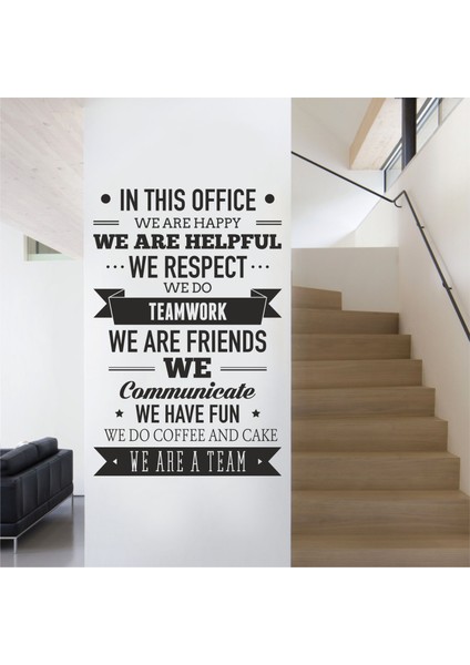 In This Office Duvar Sticker