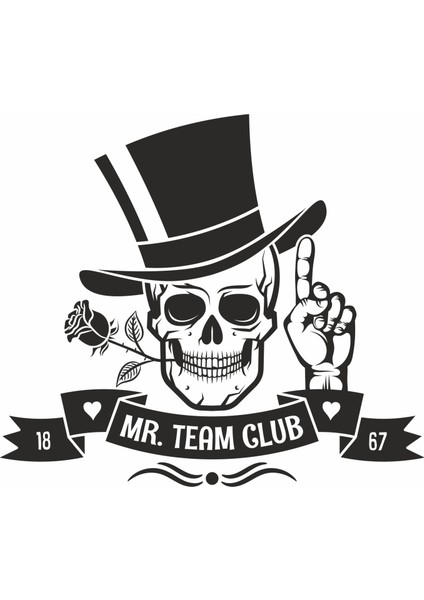 Mr. Team Club Duvar Sticker fiyatları