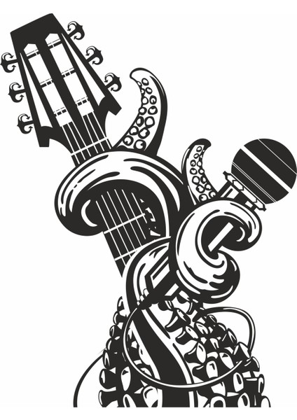 Rock Monster Duvar Sticker