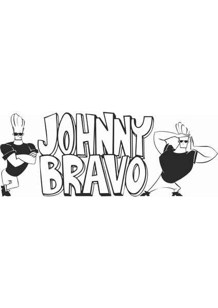 Jhonny Bravo Duvar Sticker