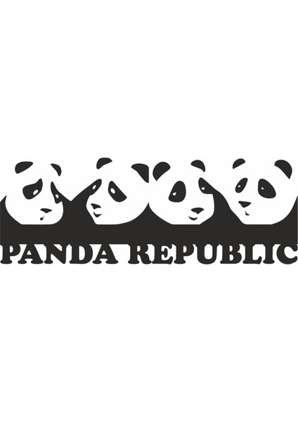 Panda Republic Duvar Sticker fiyatları